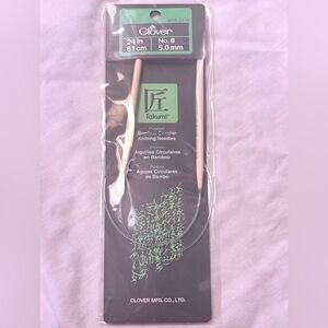 NIP Clover Takumi Bamboo Circular Knitting Needles